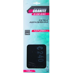 Сітка абразивна Granite 107х280 мм зерно 240 (10 шт)