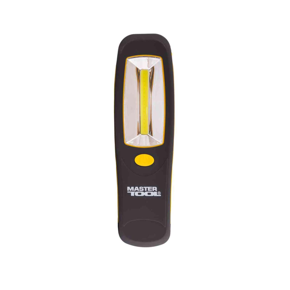 Ліхтар магнітний з підвісом MASTERTOOL 210х60х28 мм COB LED 3xAA ABS 94-0807