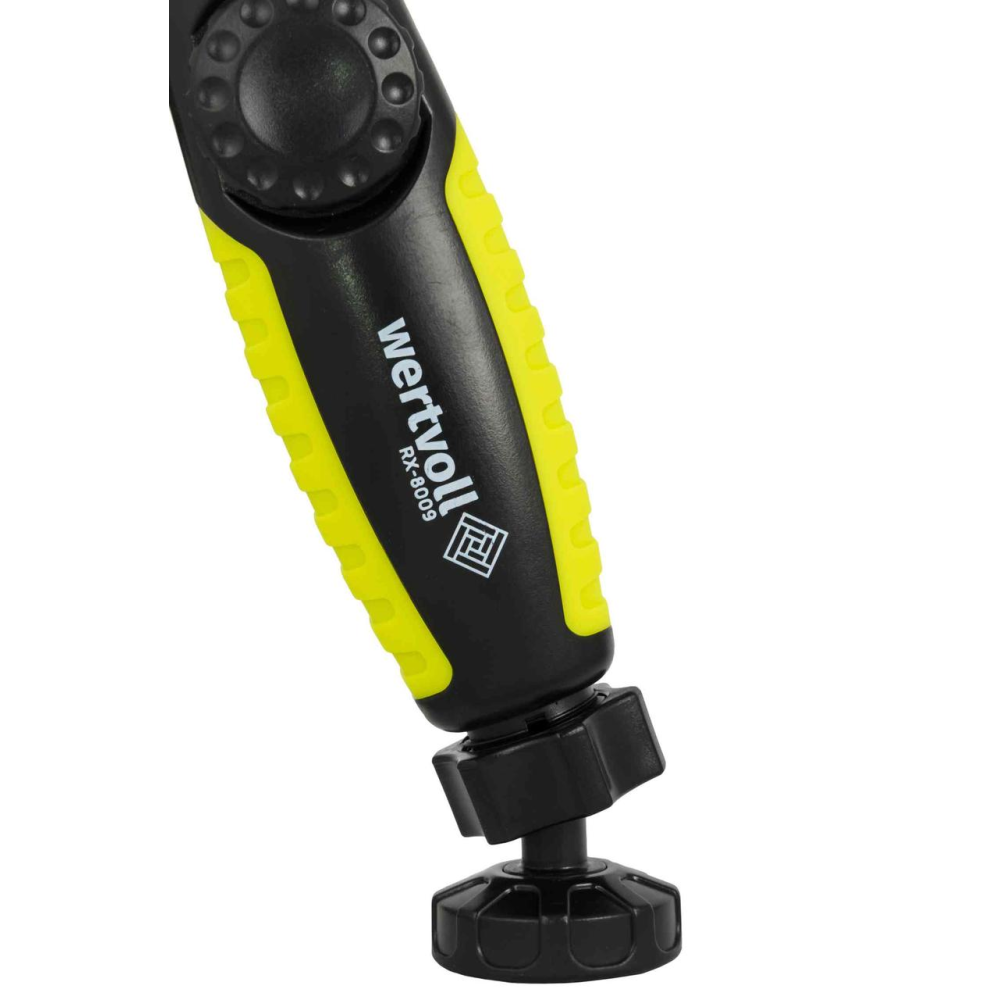 Фонарь инспекционный магнитный складной WERTVOLL CREELED/COBLED IP44 Li-ion 2000 mAh/t 7000 K/450 lum ABS 410х