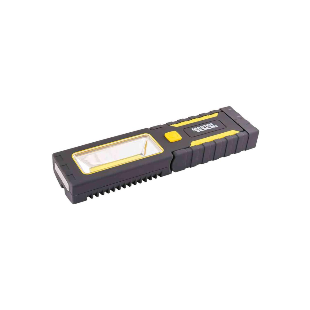 Фонарь магнитный с подвесом MASTERTOOL 220х54х28 мм 4xLED+COB LED 3xAAA ABS 94-0808