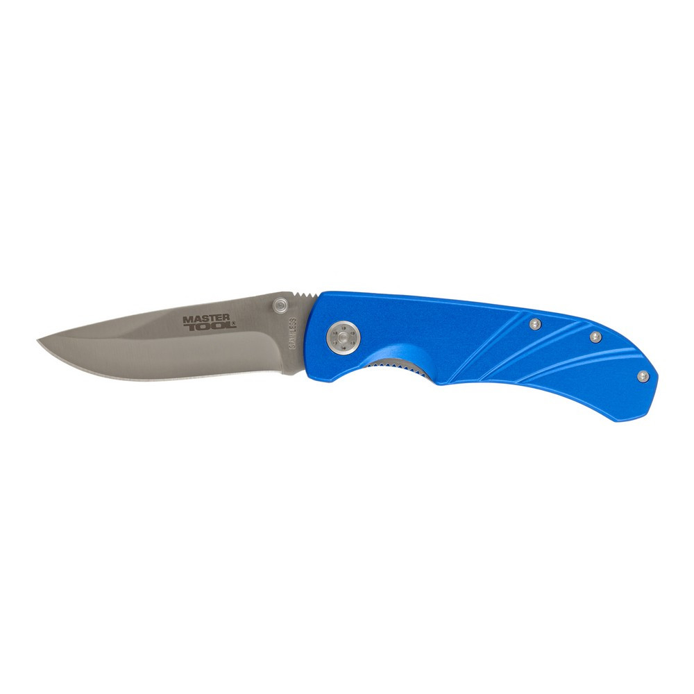 Нож складной MASTERTOOL “TITAN“ 201х33х16 мм нержавеющее лезвие алюминиевая рукоятка 79-0122
