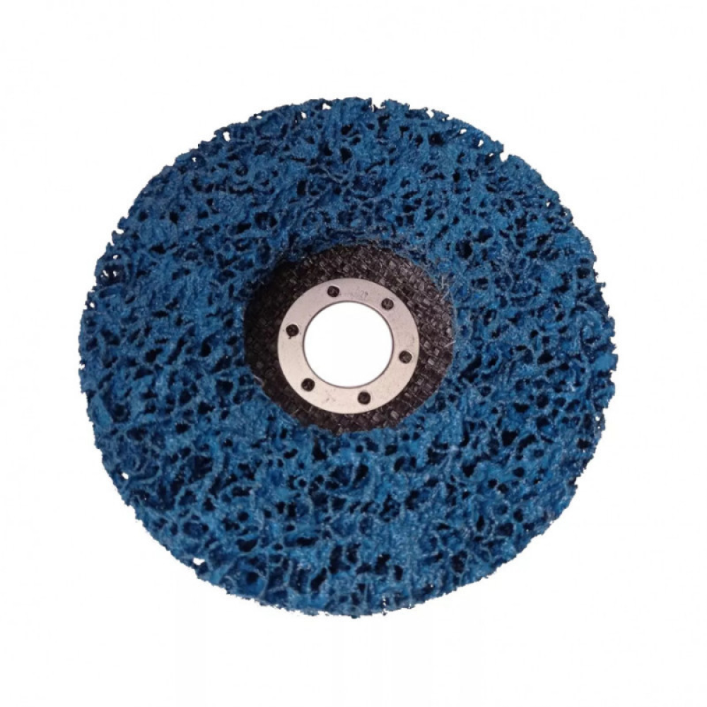 Круг нетканий зачисний корал TITAN ABRASIVE 125*22.23 (P46) T27 середній/medium (Синий)