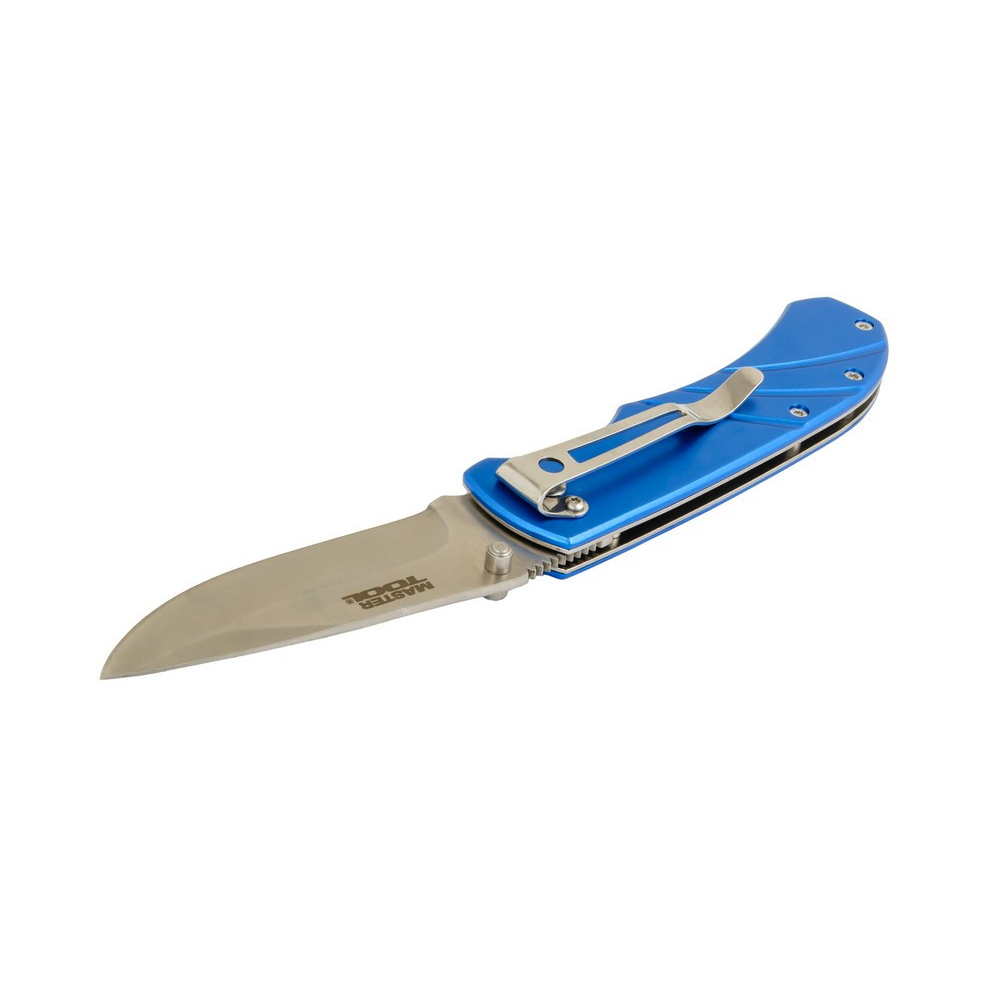 Нож складной MASTERTOOL “TITAN“ 201х33х16 мм нержавеющее лезвие алюминиевая рукоятка 79-0122