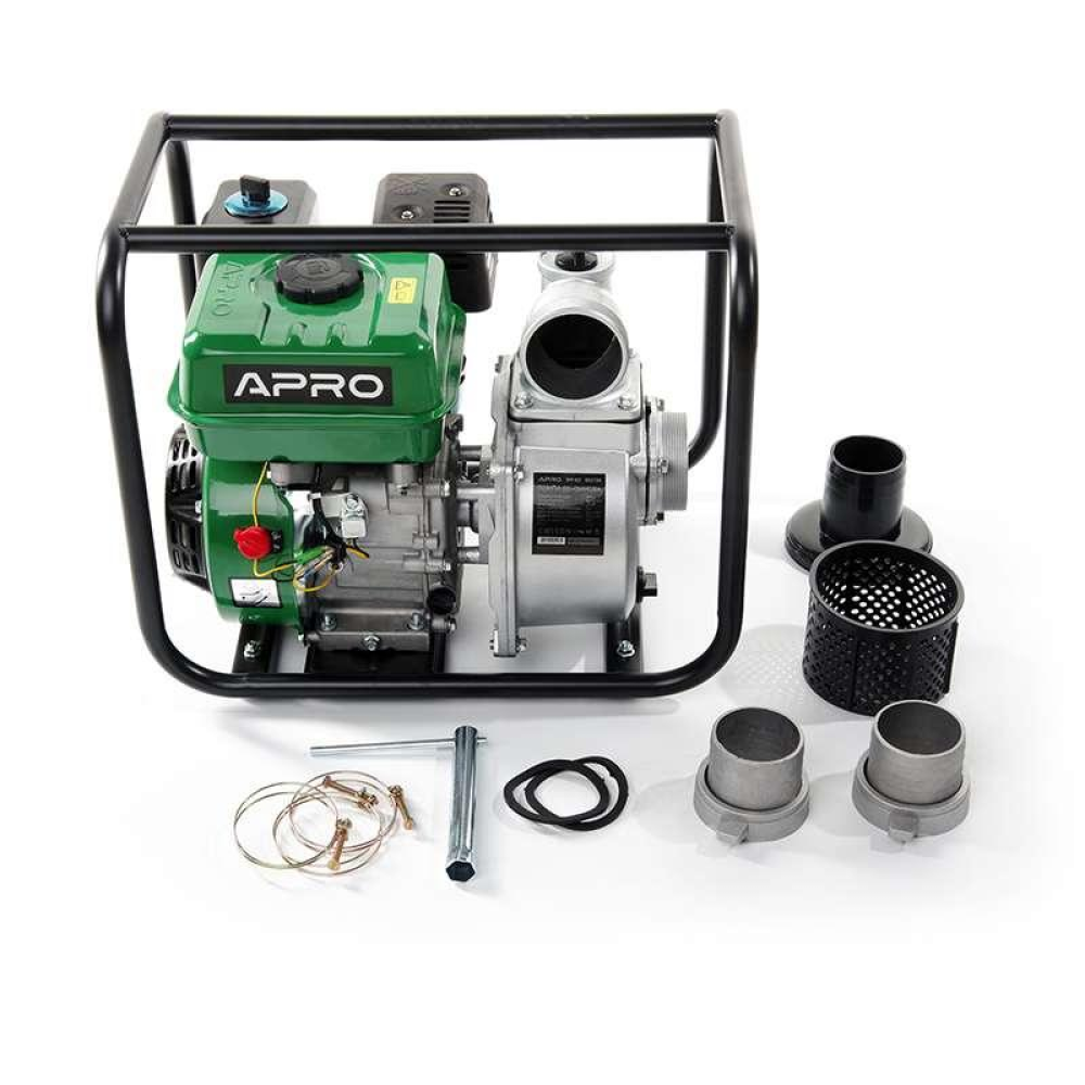 Мотопомпа WP-60 6.5к.с. 60 м³/год 30м бензинова 4-х тактн. APRO