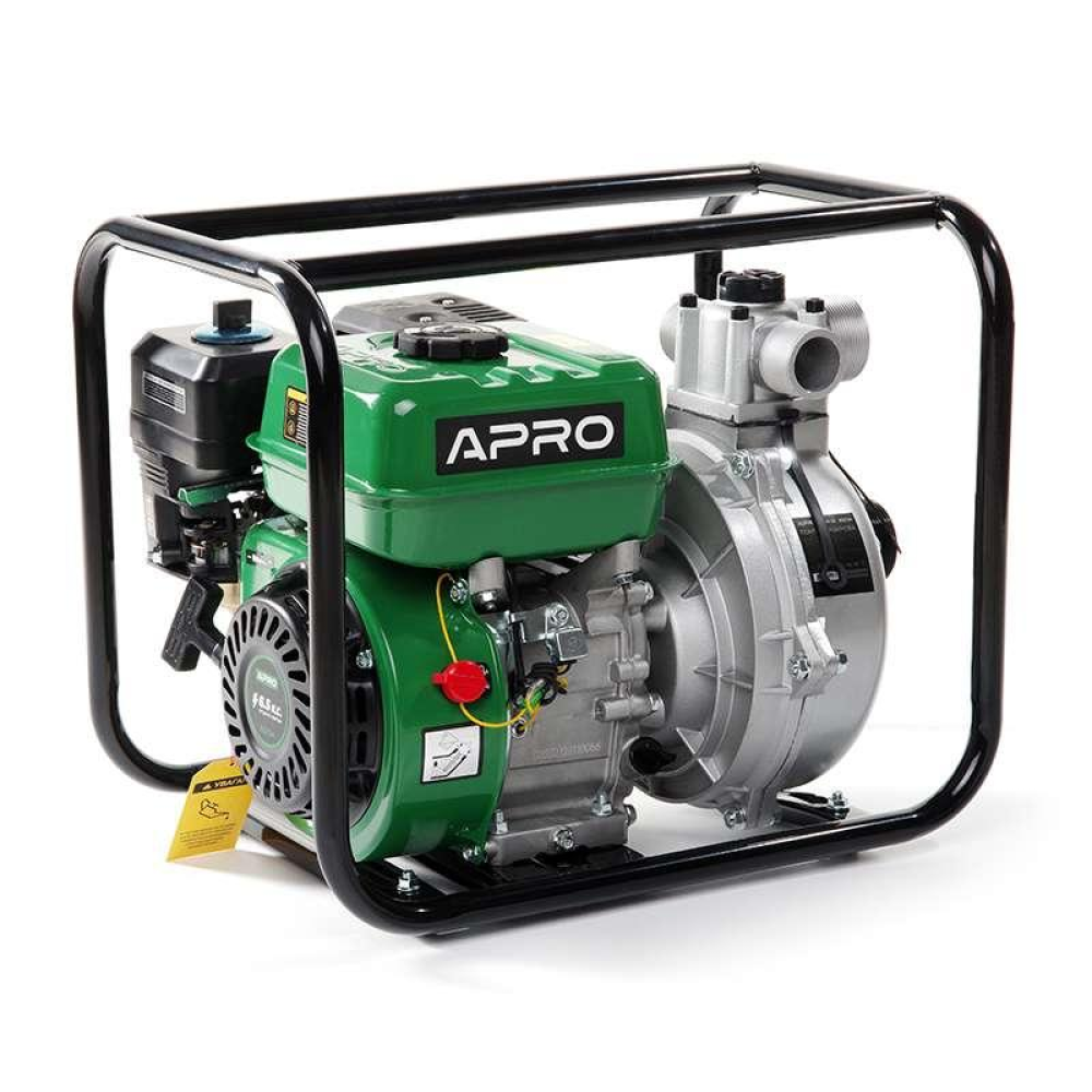 Мотопомпа WPH-30 6.5к.с. 30 м³/год 65м (високий тиск) бензинова 4-х тактн. APRO
