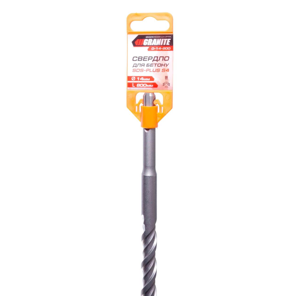 Свердло для бетону SDS-PLUS S4 14* 800 мм GRANITE