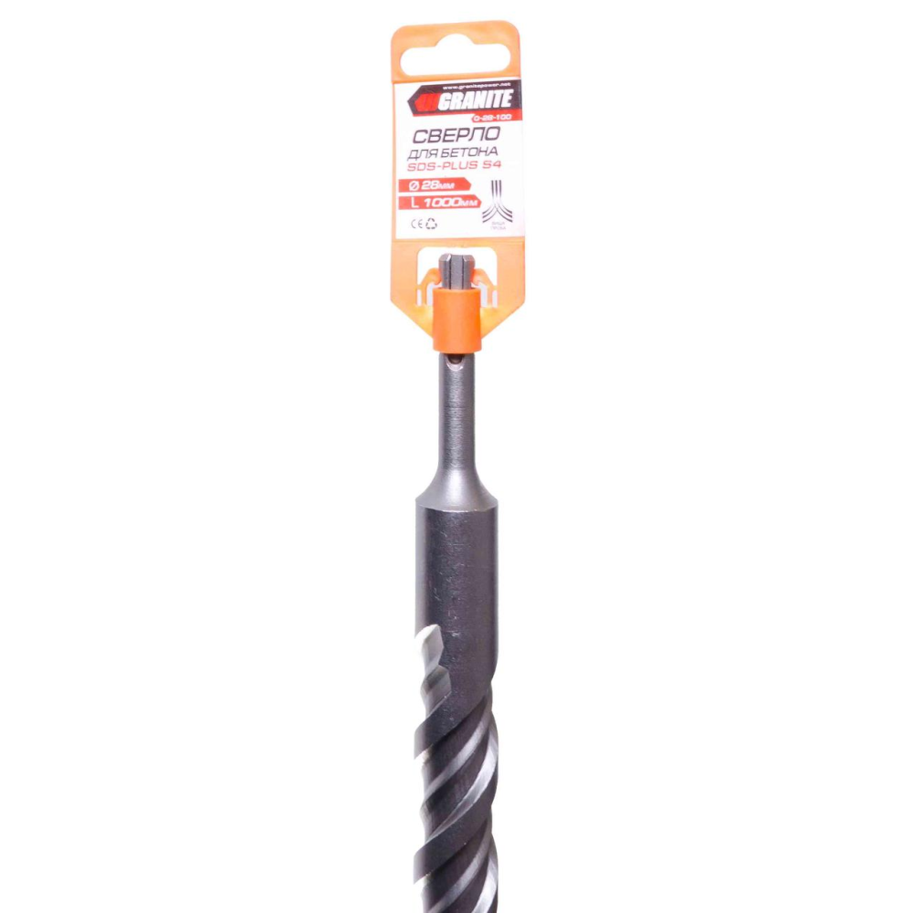 Свердло для бетону SDS-PLUS S4 28*1000 мм GRANITE