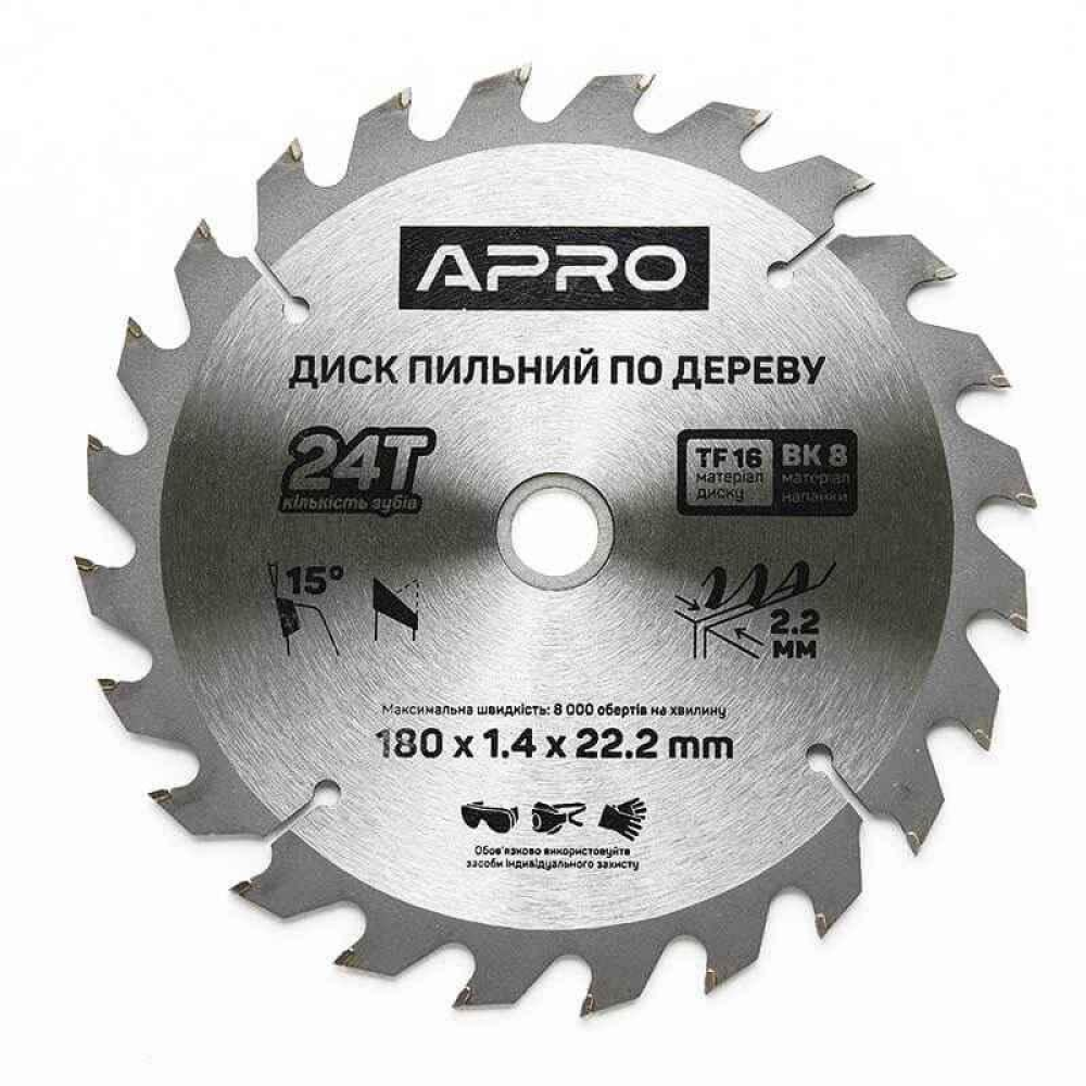 Диск пильный по дереву  180х22,2х24T
