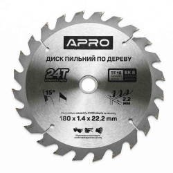 Диск пильный по дереву  180х22,2х24T